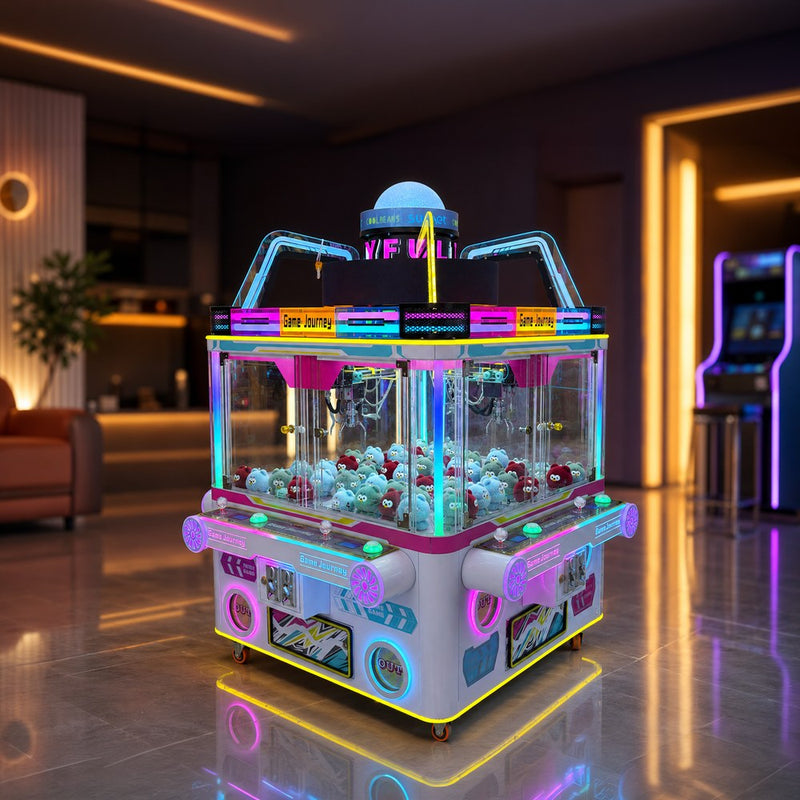 Claw Metro 4 Player Arena Island Mini Claw Machine