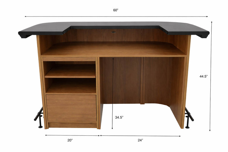 RAM Game Room Prohibition Series 60" Cocktail Bar