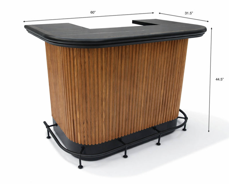 RAM Game Room Prohibition Series 60" Cocktail Bar