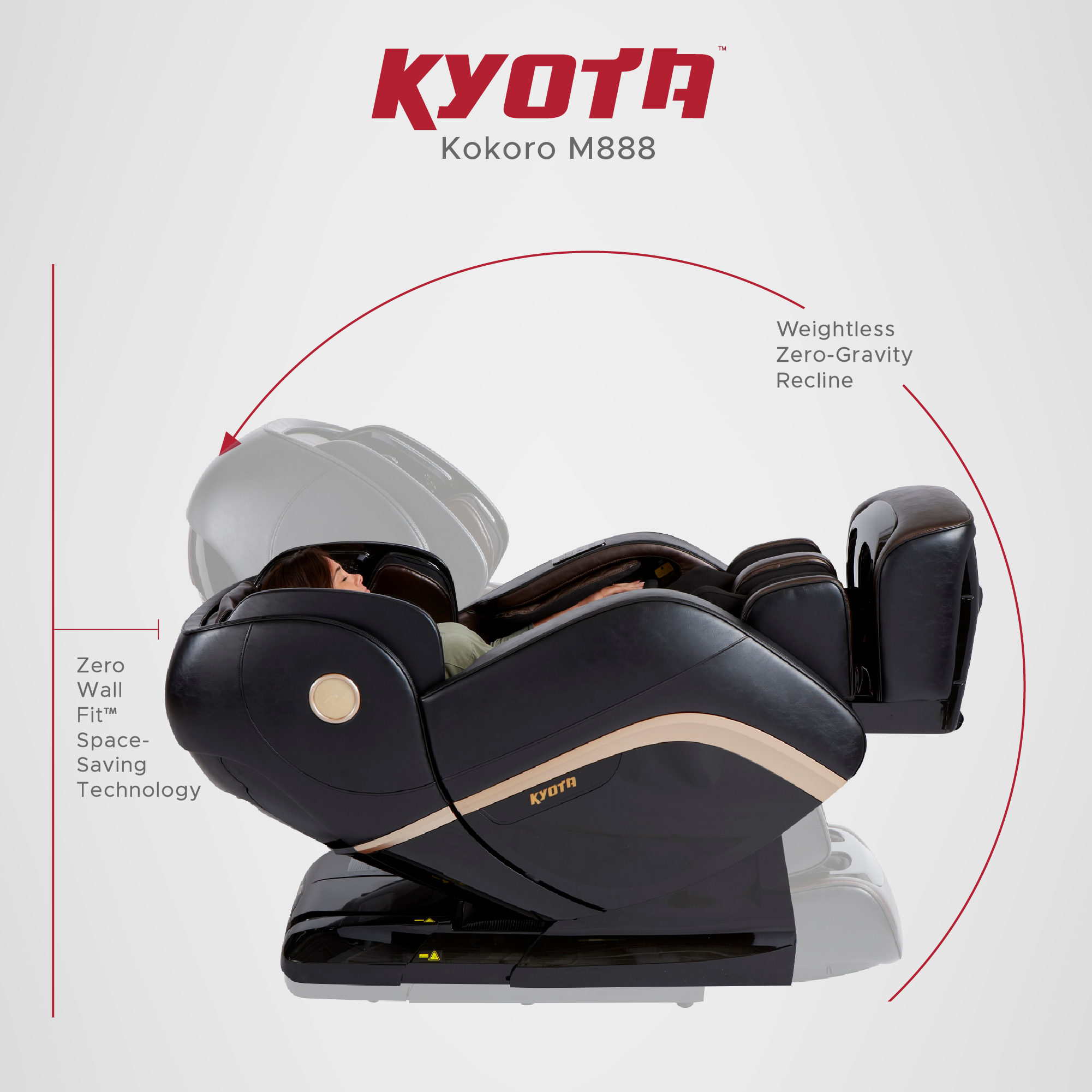 Kyota Kokoro M888 4D Massage Chair - Certified Pre-Owned