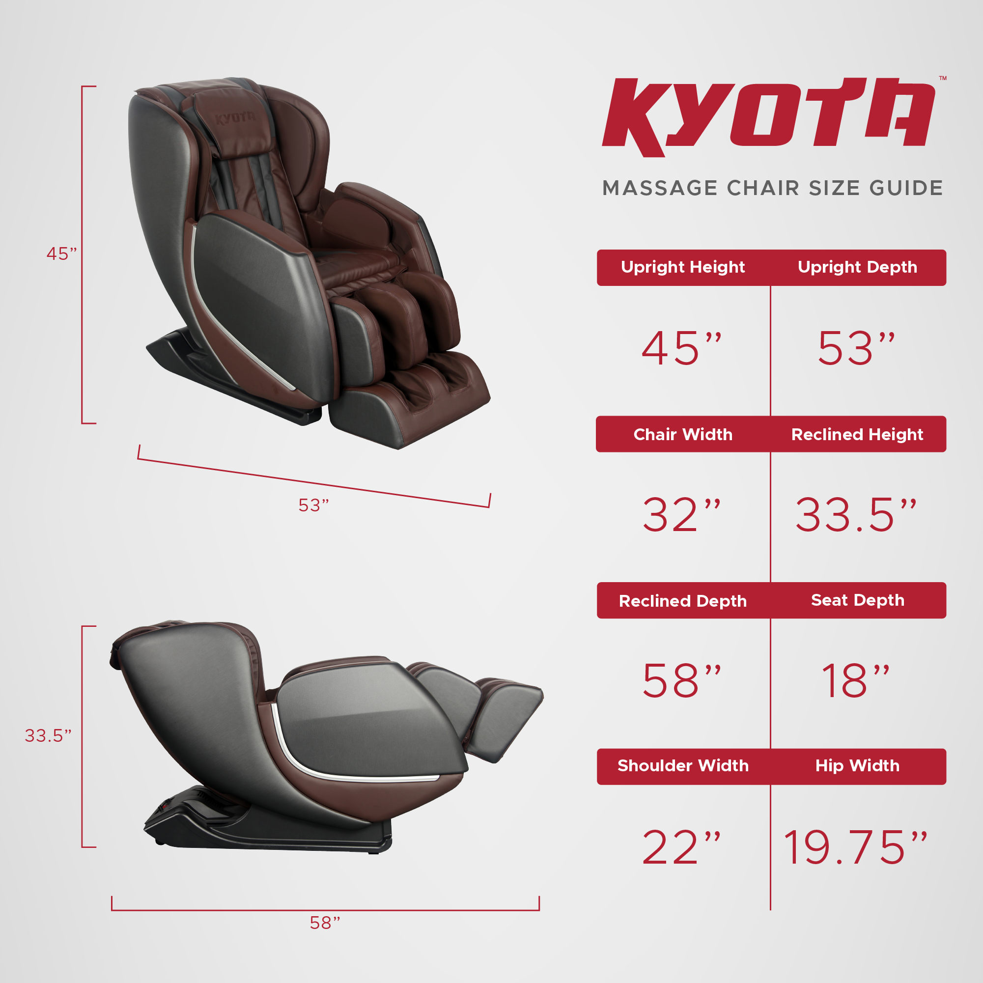 Kyota E330 Kofuko Massage Chair