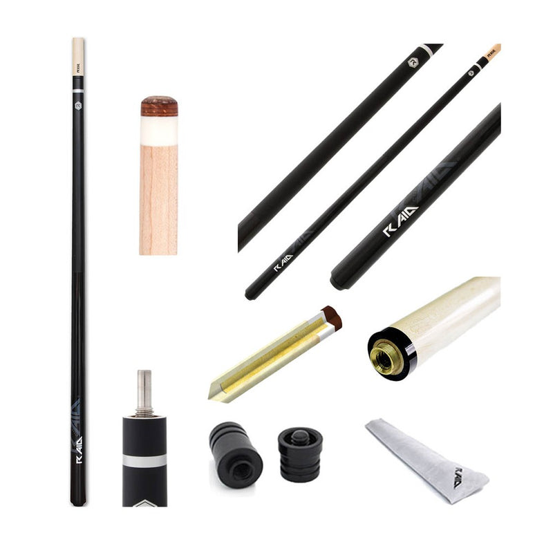 RAM Game Room Solid Black 2 PC 58" Pool Cue