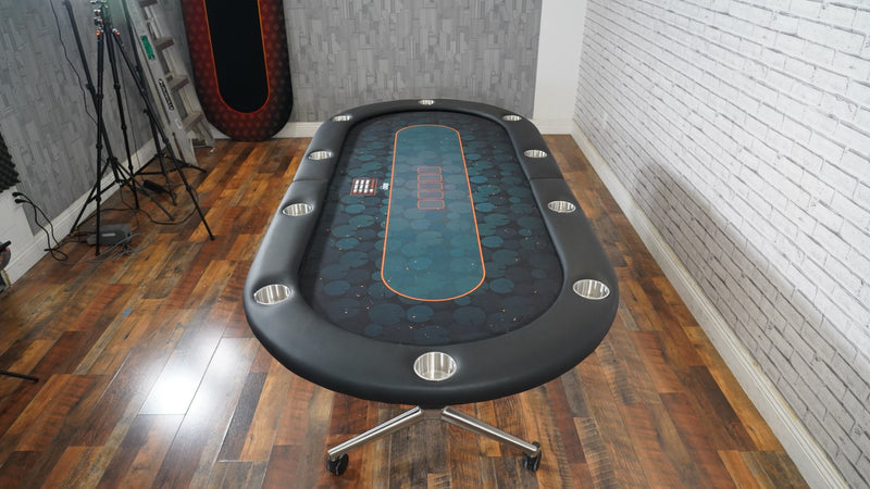 BBO Poker Tables Smart Fold Oval Poker Table