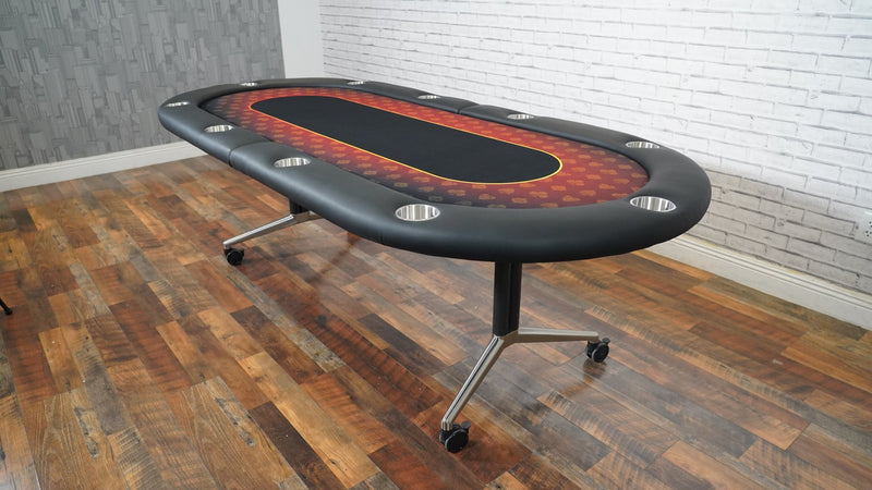 BBO Poker Tables Smart Fold Oval Poker Table