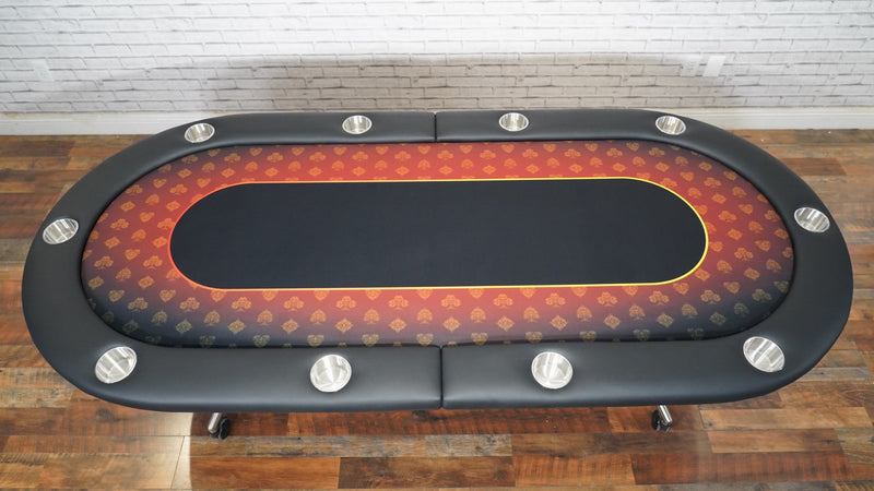 BBO Poker Tables Smart Fold Oval Poker Table