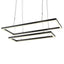 RAM Game Room 54" Tiered Rectangle LED Billiard Light