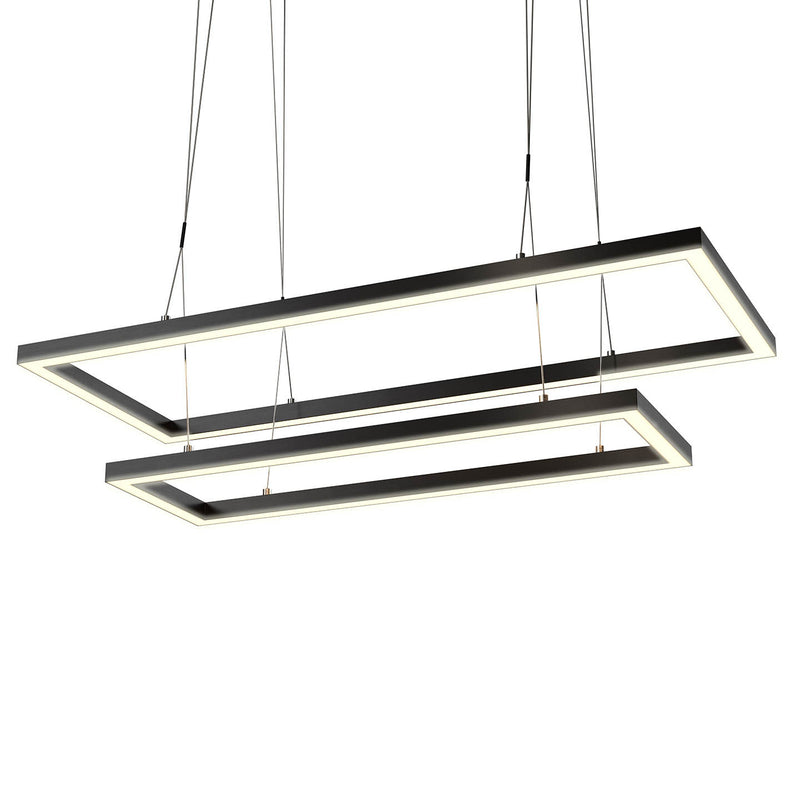 RAM Game Room 54" Tiered Rectangle LED Billiard Light