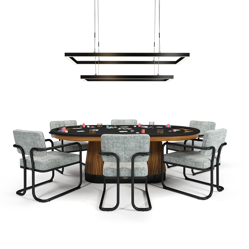 RAM Game Room 54" Tiered Rectangle LED Billiard Light