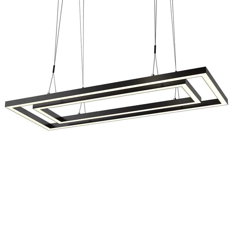 RAM Game Room 54" Tiered Rectangle LED Billiard Light