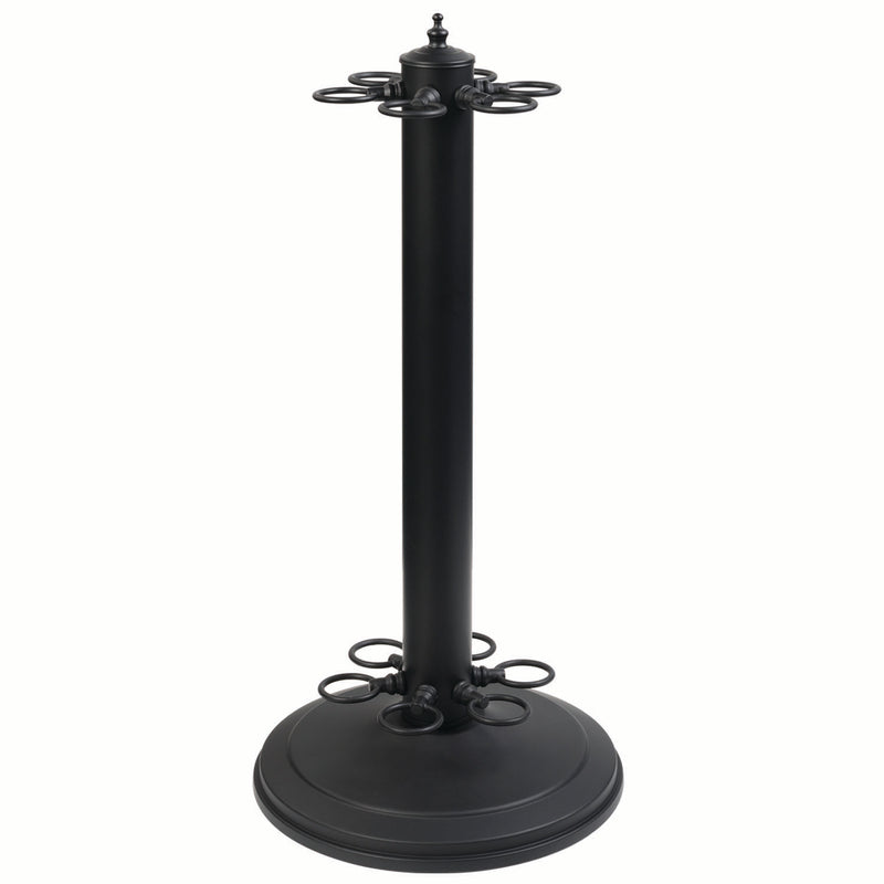 RAM Game Room Metal 24"H Pool Cue Holder-Matte BLK