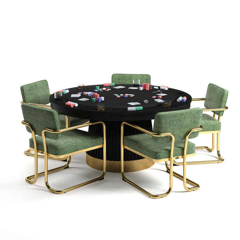 RAM Game Room Prohibition Series 60" Poker Table