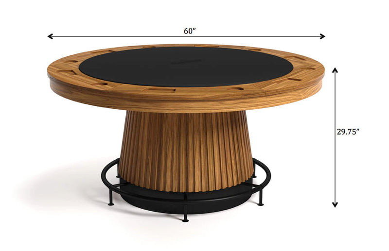 RAM Game Room Prohibition Series 60" Poker Table