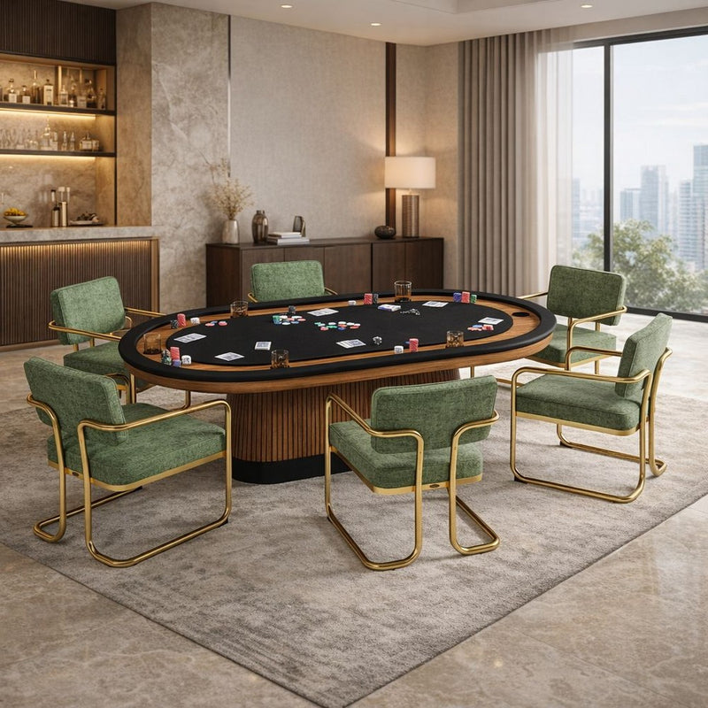 RAM Game Room Prohibition Series Texas Hold'Em Table