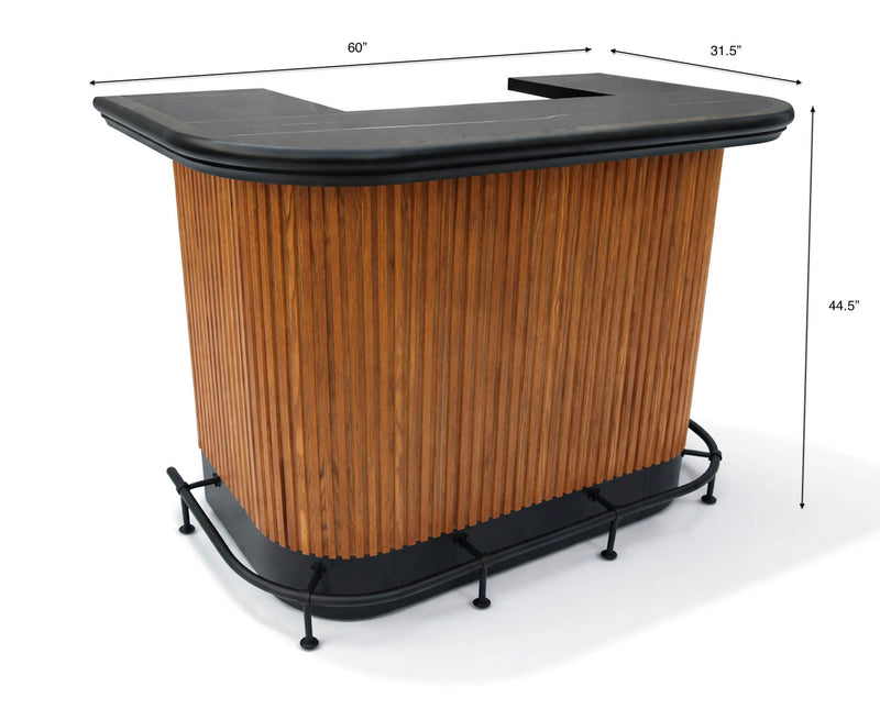 RAM Game Room Prohibition Series 60" Cocktail Bar