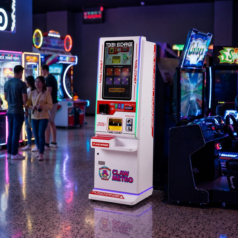 Claw Metro PlayPort Token Exchanger Machine