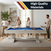 Hathaway Montecito 8-ft Pool Table- Driftwood Finish with Blue Felt — image 6