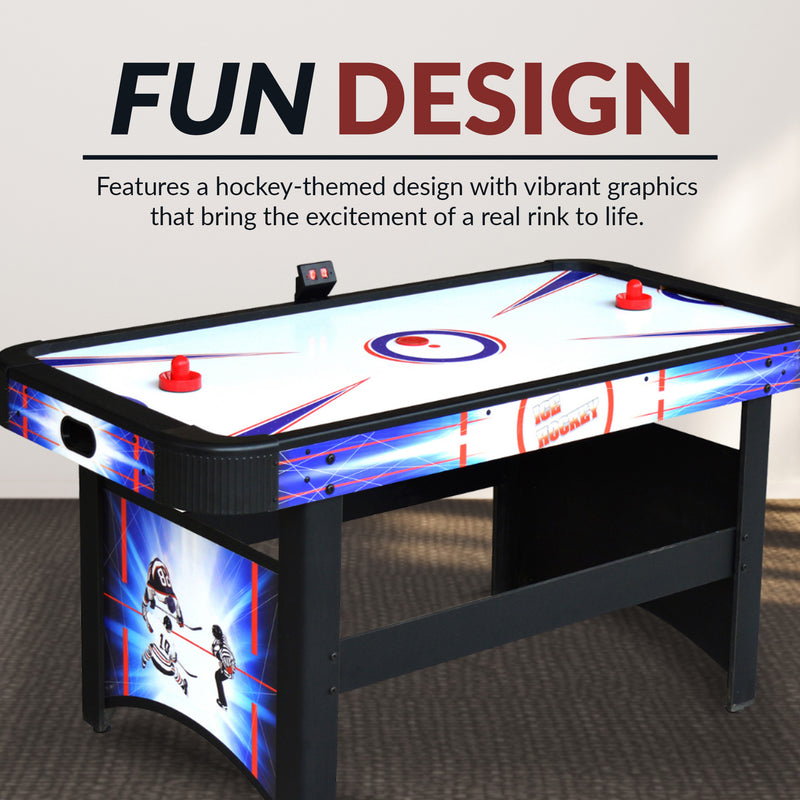 Hathaway Patriot 60" Air Hockey Table with LED Scoring — image 8
