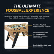 Center Stage Pro Series 59-in Foosball Table - Telescopic Safety Rods — image 4