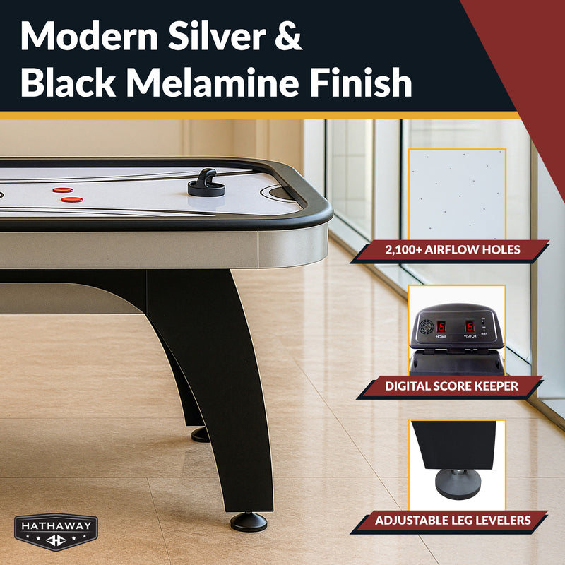 Hathaway Silverstreak 72" Air Hockey Table with LED Scoring — image 5