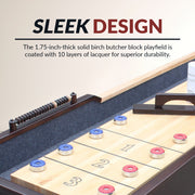 Hathaway Merlot 12-ft Shuffleboard Table - Espresso Finish — image 7