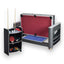 Hathaway Triple Threat 6-ft Air Hockey 3-in-1 Rotating Multi-Game Table and Cabinet — image 1