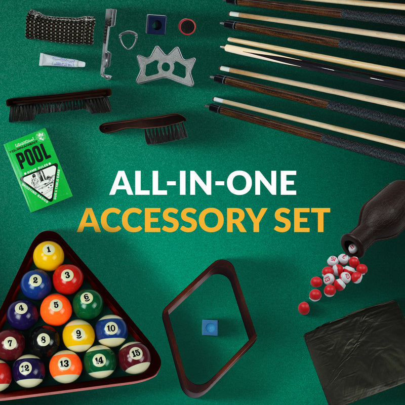 Hathaway Deluxe Billiards Accessory Kit - Walnut Finish — image 3