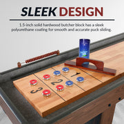 Hathaway Challenger 14-ft Shuffleboard Table - Walnut Finish — image 7