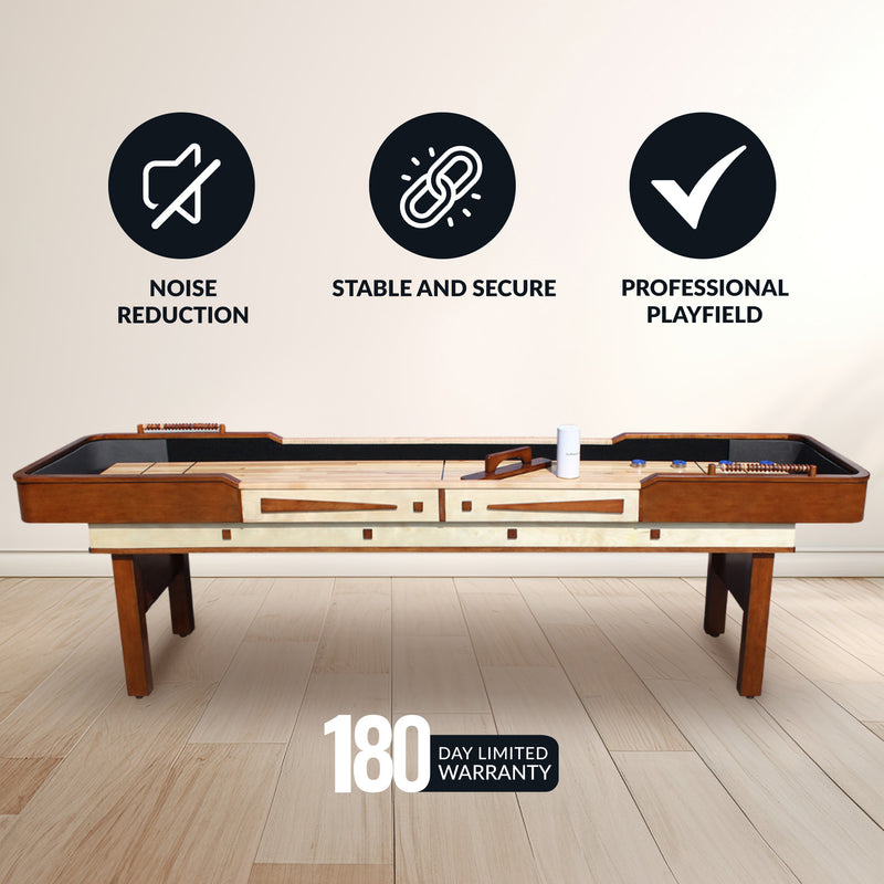 Hathaway Merlot 12-ft Shuffleboard Table - Walnut Finish — image 4