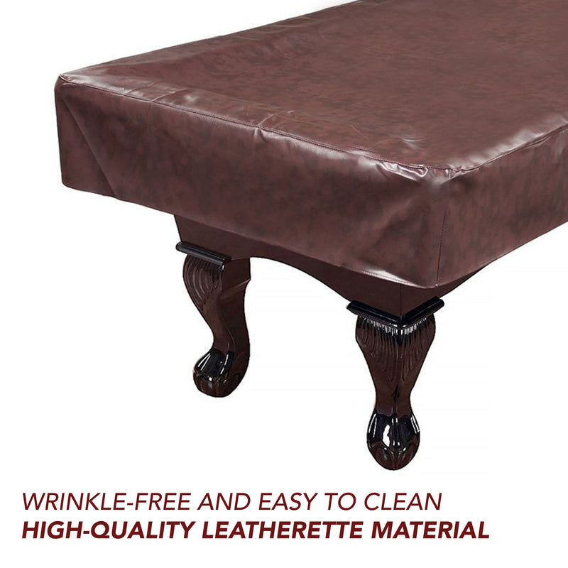 Hathaway 7-ft Billiard Table Cover - Fitted - Brown — image 4