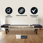 Hathaway Merlot 9-ft Shuffleboard Table - Espresso Finish — image 4
