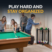 Hathaway Regent 28-in Corner Floor Billiard Cue Rack - Black Finish — image 5