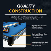 Hathaway Breakout 40-in Table Top Pool Table — image 4
