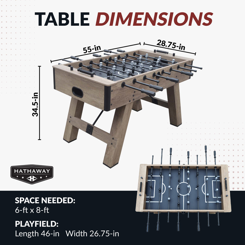 Braxton 55-in Foosball Table — image 3
