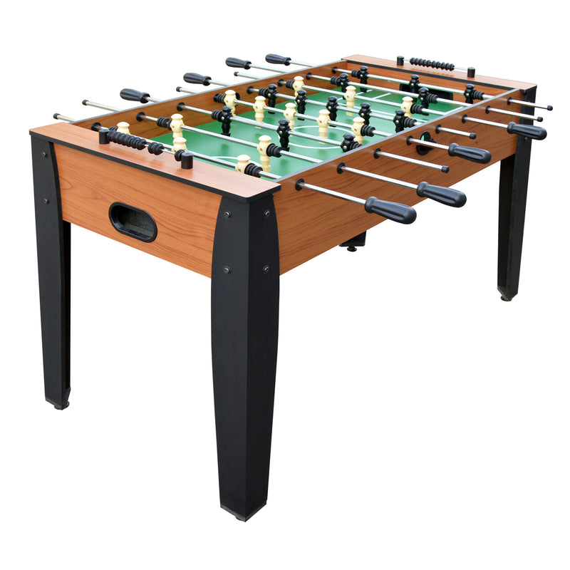 Hurricane 54-Inch Foosball Table with Light Cherry Finish, Analog Scoring and Accessories — image 1