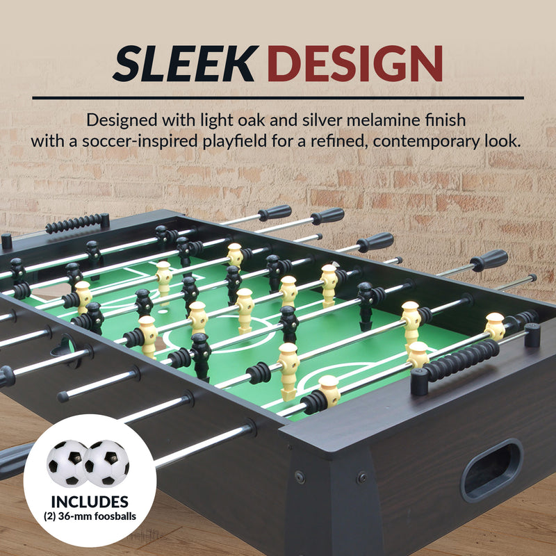 Hurricane 54-in Foosball Table - Dark Walnut — image 7