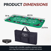 Hathaway No Limit 62-in Casino 3-in-1 Multi-Game Foldable Table Top Set — image 3