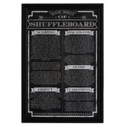 Hathaway Shuffleboard Game Rules Wall Art — image 1