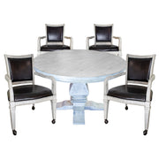 Hathaway Montecito Dining and Poker Table Set - Driftwood — image 2