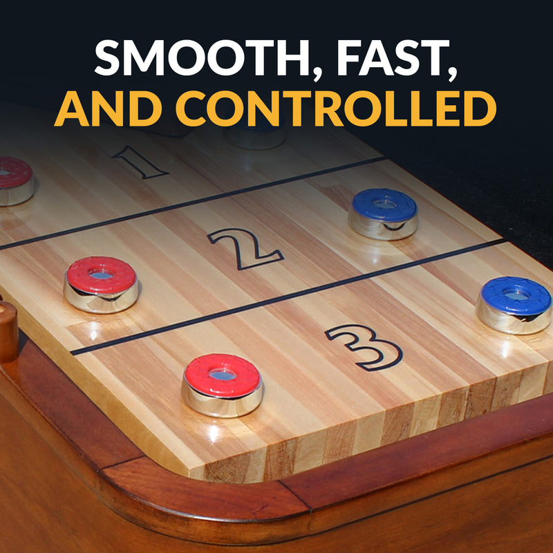Hathaway Shuffleboard Pucks with Case - Set of 8 — image 8