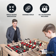 Madison 54-in Foosball 6-in-1 Multi-Game Table — image 5