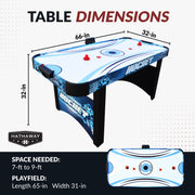 Hathaway Enforcer 66" Air Hockey Table with LED Scoring — image 3