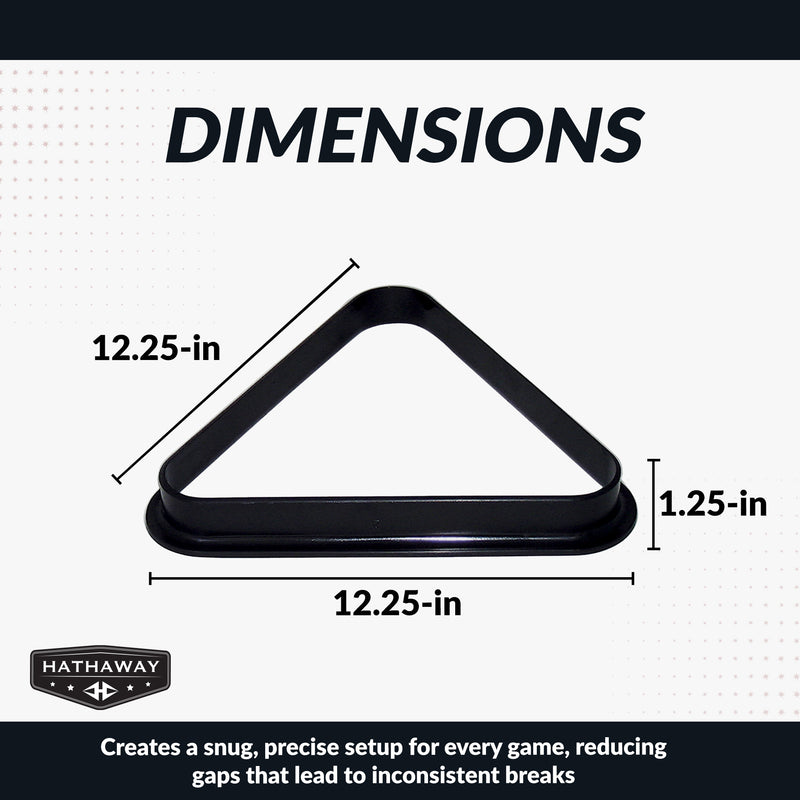 Hathaway Billiard Triangle Rack - Plastic — image 3
