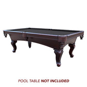 Championship Saturn II Billiard Cloth Pool Table Felt - 7-ft - Black — image 4