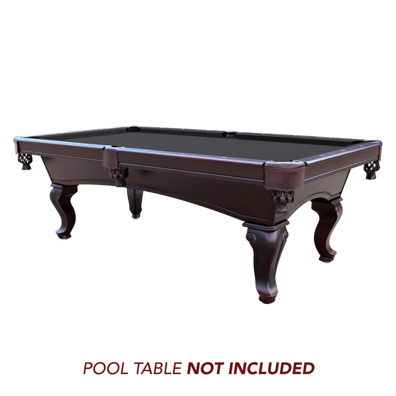 Championship Saturn II Billiard Cloth Pool Table Felt - 7-ft - Black — image 4