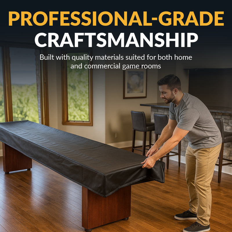 Hathaway 9-ft Shuffleboard Table Cover - Black — image 8