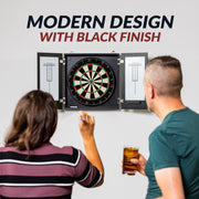 Hathaway Winchester Bristle Dartboard and Cabinet Set - Black — image 5