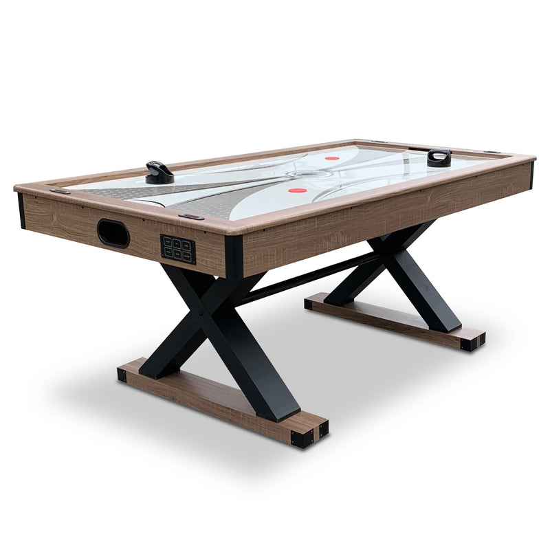 Hathaway Excalibur 72" Air Hockey Table with LED Scoring and Table Tennis Top — image 2
