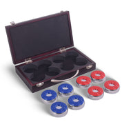 Hathaway Shuffleboard Pucks with Case - Set of 8 — image 2