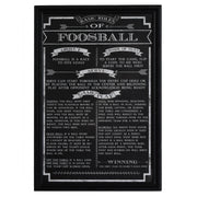 Foosball Game Rules Wall Art — image 1