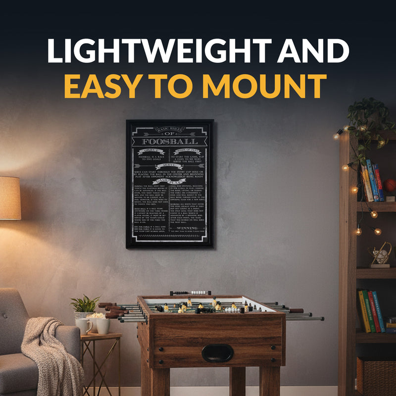 Foosball Game Rules Wall Art — image 5